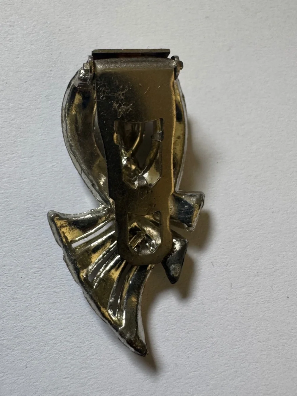 Vintage Art Deco Rhinestone Dress Clip